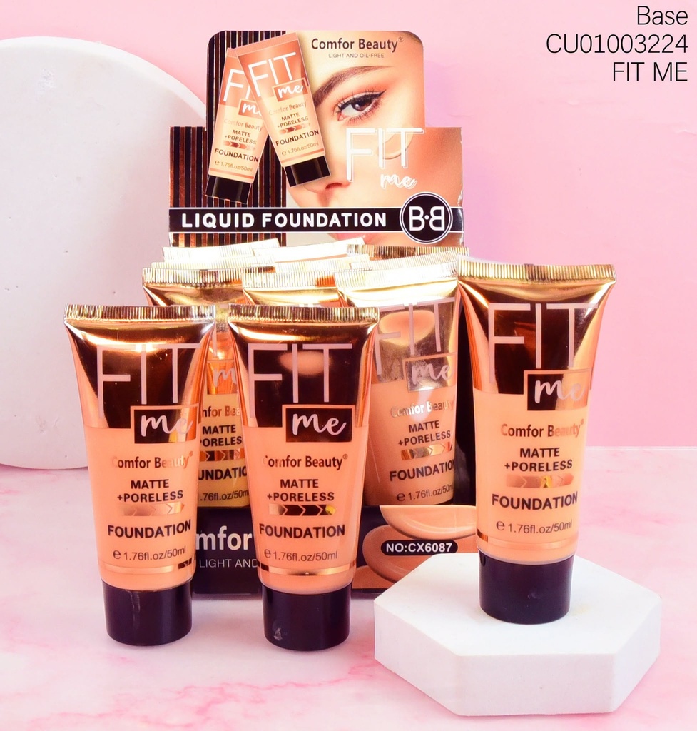 BASE LIQUIDA FIT GOLD COMFOR BEAUTY CX6087