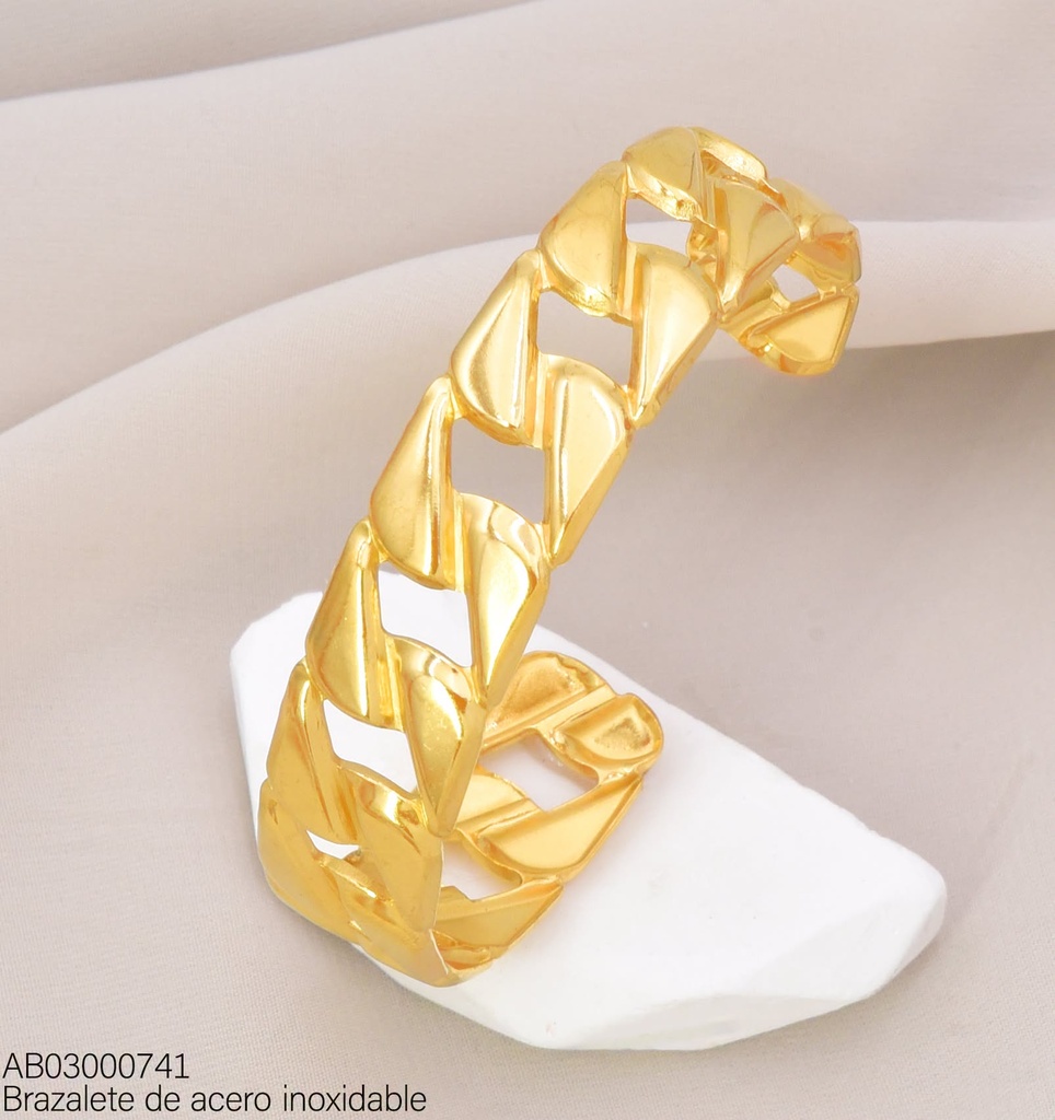 BRAZALETE RECT. ENTRELAZADO BA2444-20 (INV526)