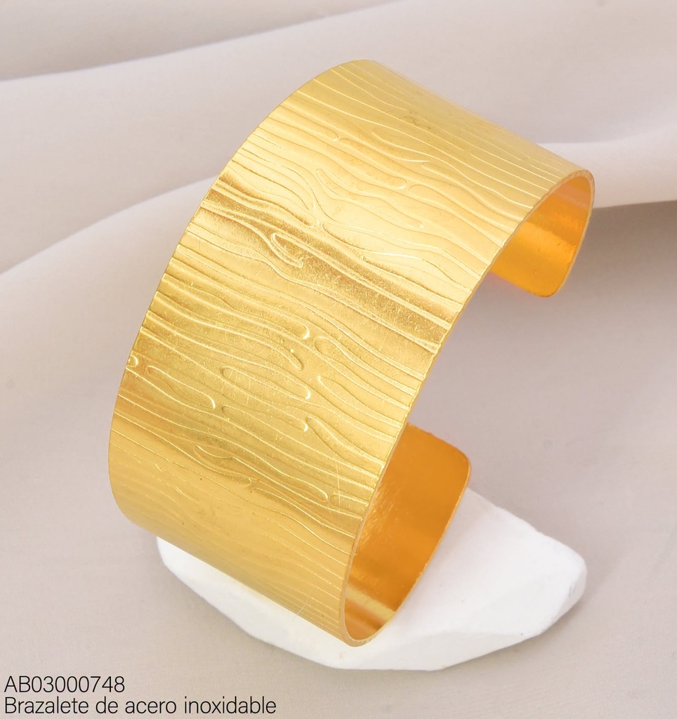 BRAZALETE ANCHO GRAB. LINEAS BA2451-20 (INV526)