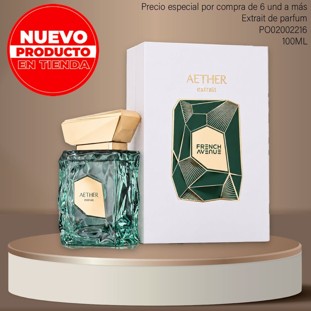 PERFUME ORIGINAL AETHER EXTRAIT FRENCH AVENUE EDP 100 ML/3.4