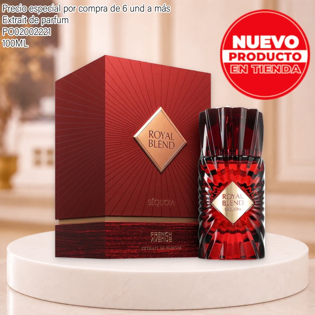 PERFUME ORIGINAL ROYAL BLEND SEQUOIA  FRENCH AVENUE  EDP 100ML/3.4