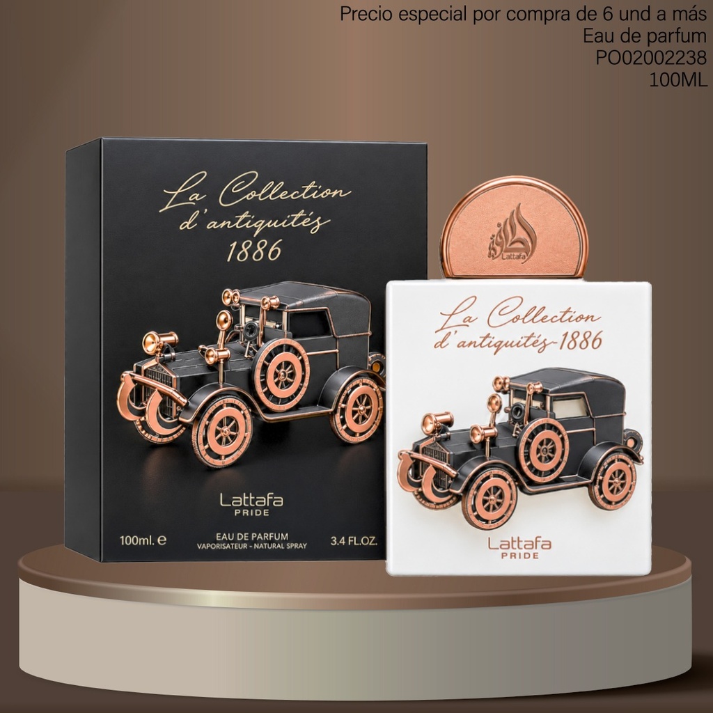 PERFUME LA COLLECTION 1886 LATTAFA PRIDE 100ML EDP