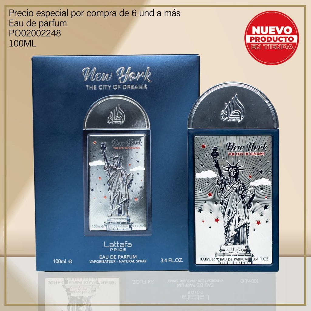 PERFUME PRIDE NEW YORK THE CITY LATTAFA 100ML EDP