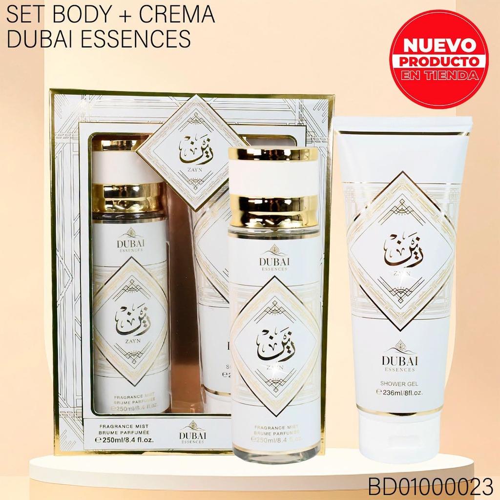SET DUBAI BODY 250ML+CREMA 236ML ZAYN H 2PZA DB90172