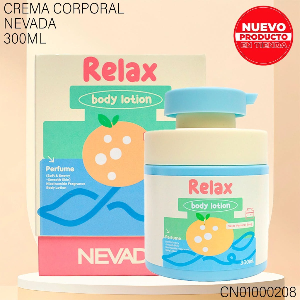 CREMA CORPORAL NEVADA 300ML RELAX NV90227