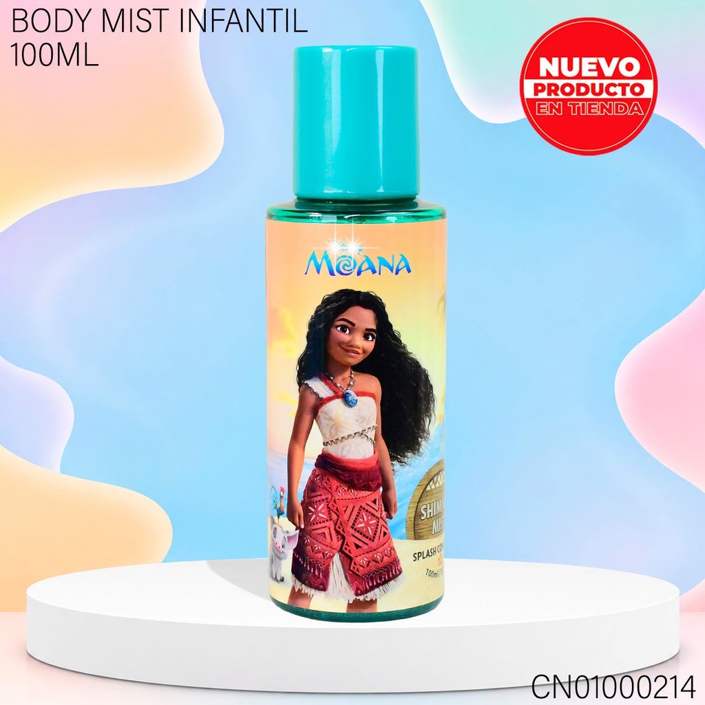 BODY SPLASH SHIMMER MOANA HASBRO 100ML DS92102