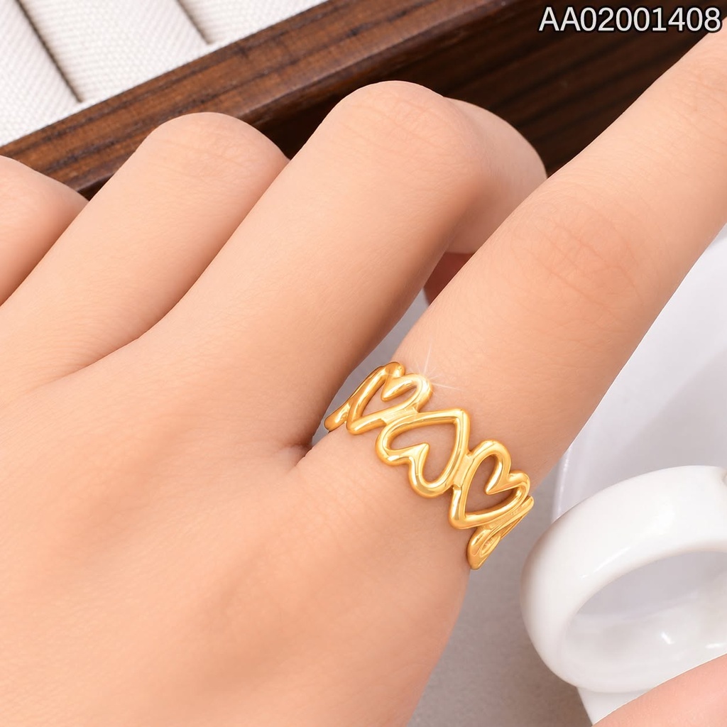 ANILLO CROQUISCORAZONES INVERTIDOS WH260512-W174 (1OC)