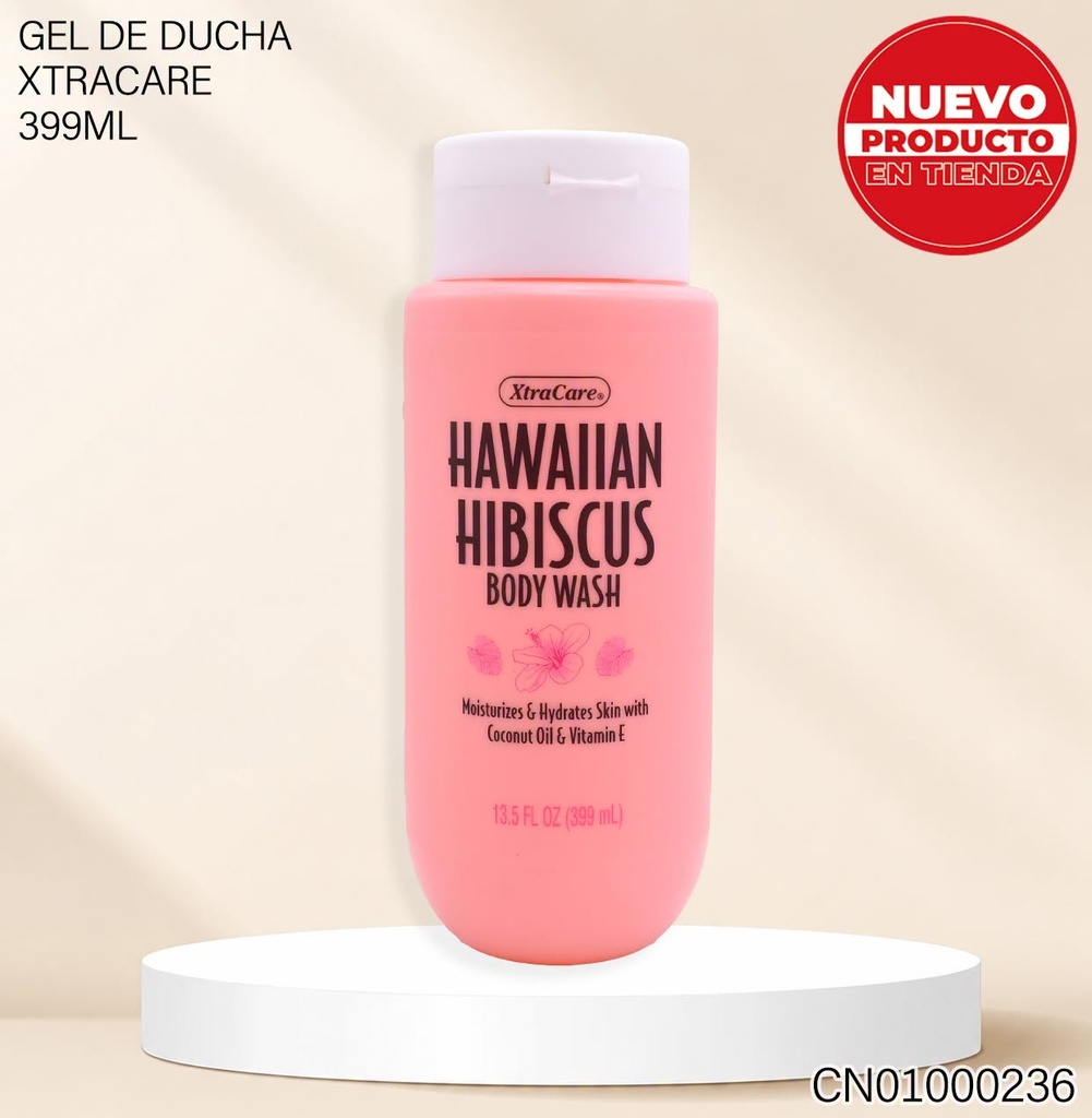 GEL DE BAÑO XTRACARE 399ML HAWAIIAN HIBISCUS 5030