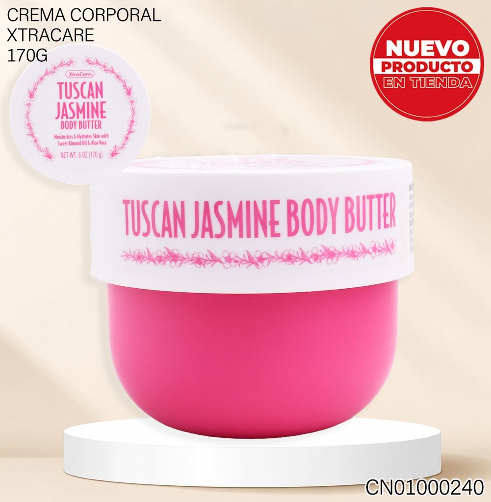 BODY BUTTER XTRACARE 170GR  TUSCAN JASMINE 9589