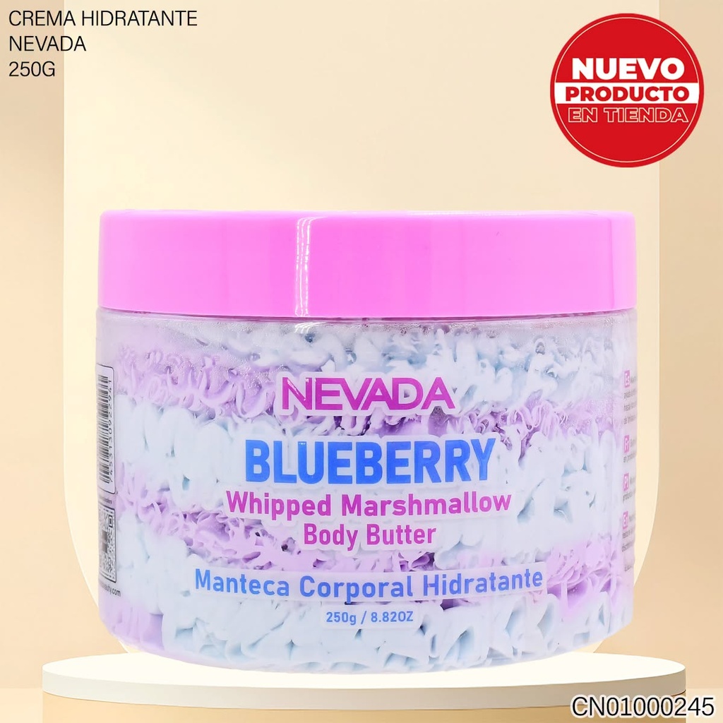 BODY BUTTER 250GR  BLUEBERRY WHIPPED NV92294