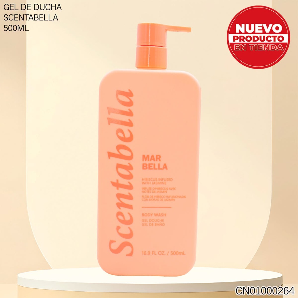 GEL DE BAÑO SCENTABELLA 500ML MAR BELLA 60696