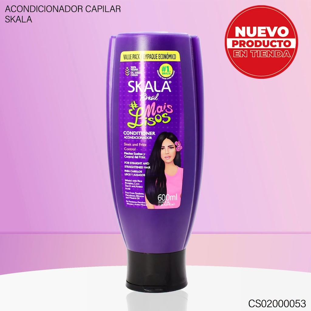 ACONDICIONADOR SKALA BRASIL MAIS LISOS 600ML 0942