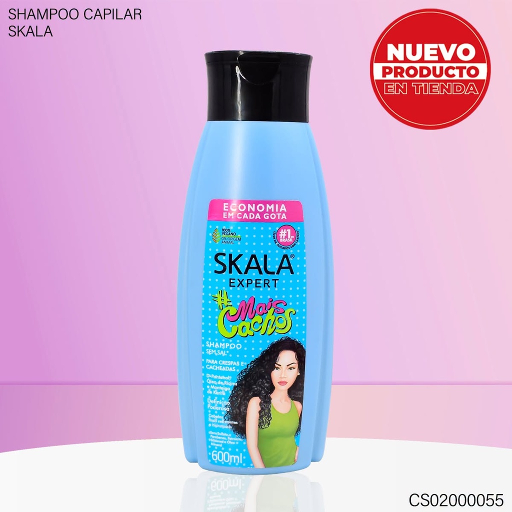 SHAMPOO SKALA EXPERT MAIS CACHOS 600ML 21000