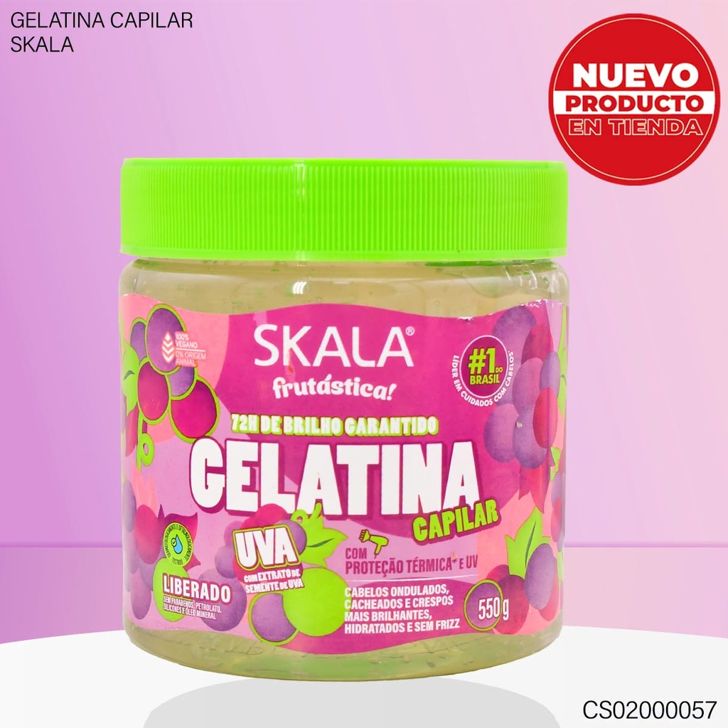 GEL CAPILAR SKALA FRUTASTICA 550GR UVA 0751