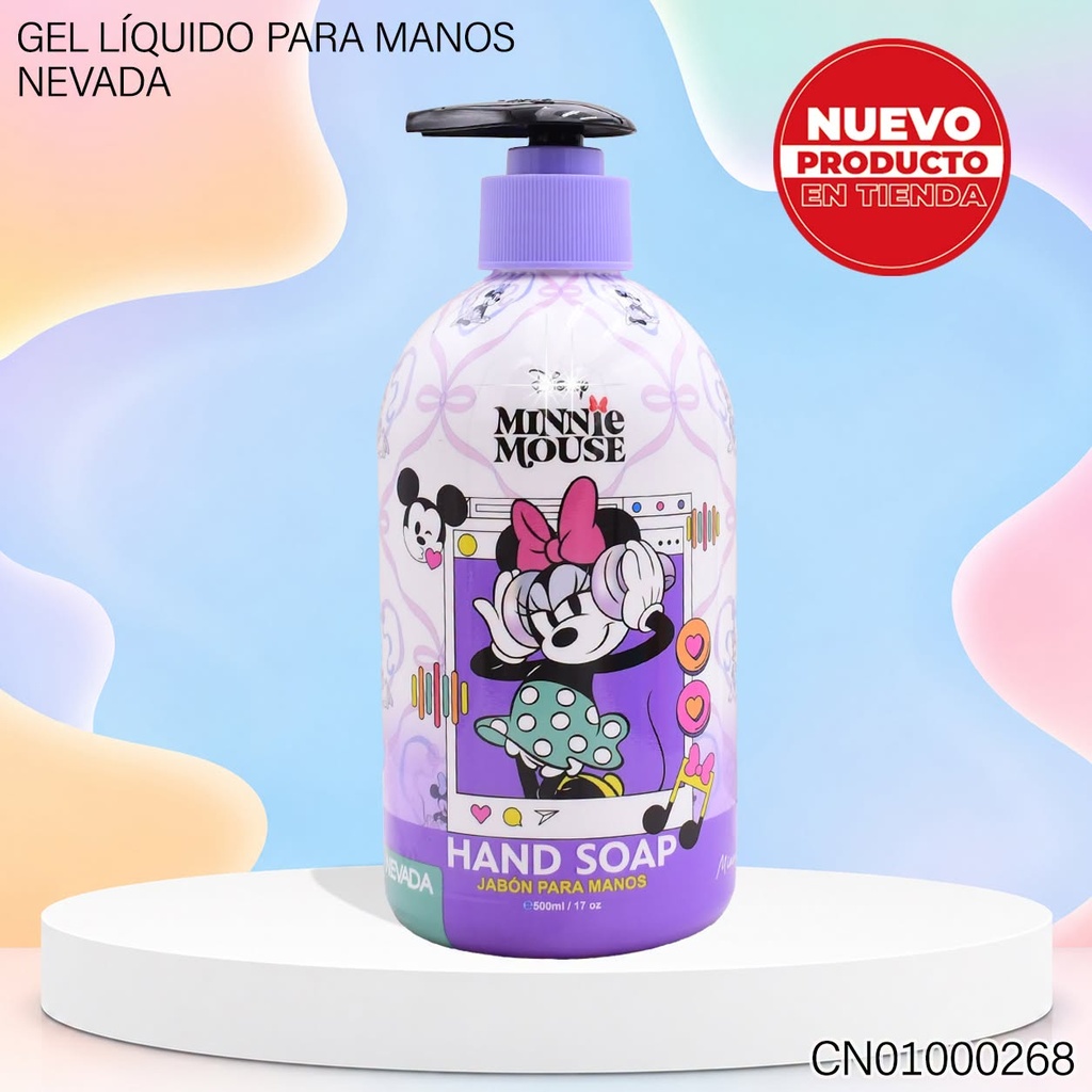 JABON LIQUIDO DISNEY 500ML MINNIE MOUSE DS92404