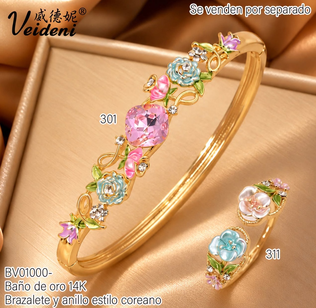 ANILLO BAÑO DE ORO 14K.EXTREMOS ABIERTOS JZ-245 (2VEI211026)