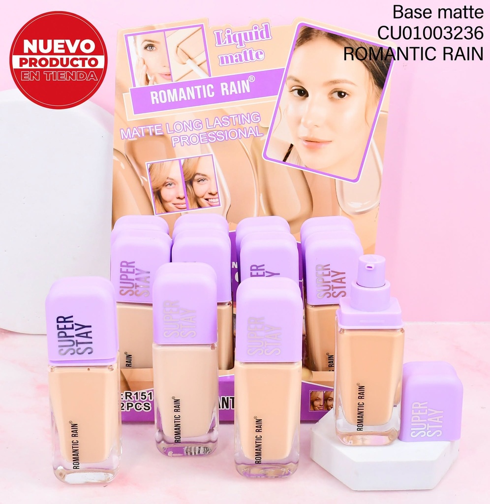 BASE ROMANTIC RAIN SUPER STAY R1515