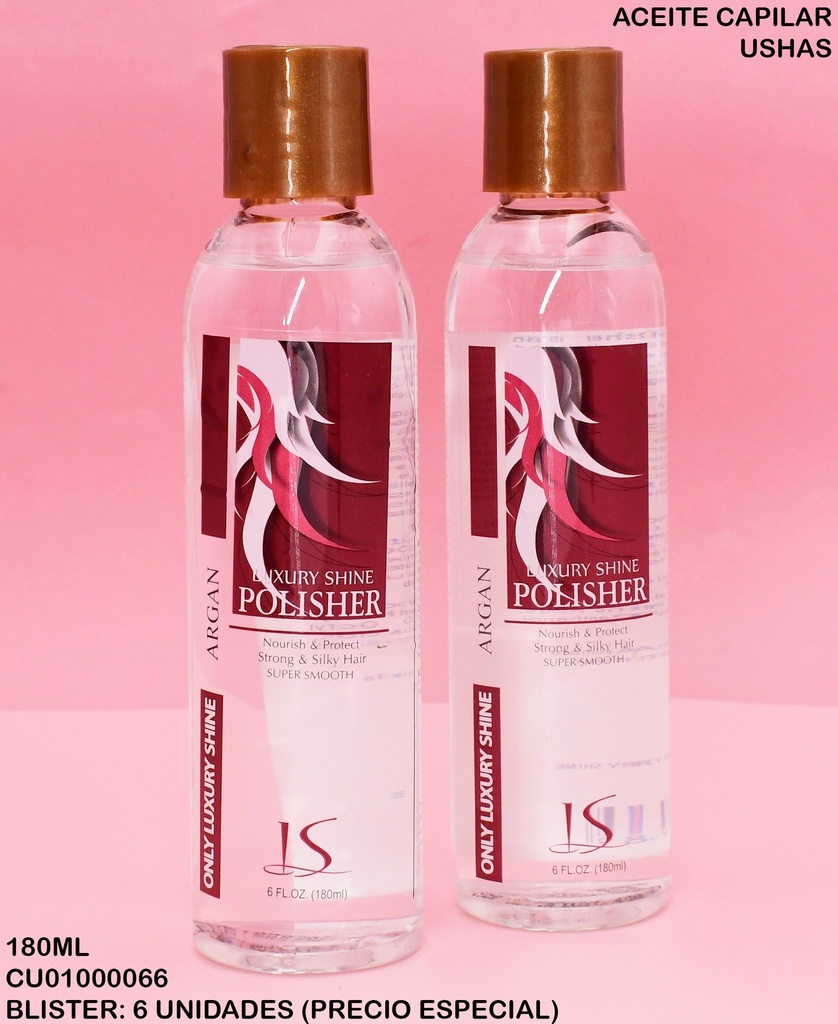ACEITE RESTAURADOR DE PUNTAS DE ARGAN USHAS LS0028-3 180ML