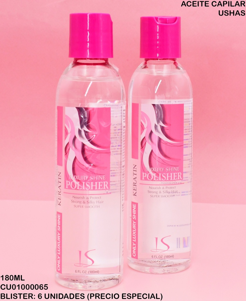 ACEITE RESTAURADOR DE PUNTAS DE KERATINA USHAS LS0028-5 180ML