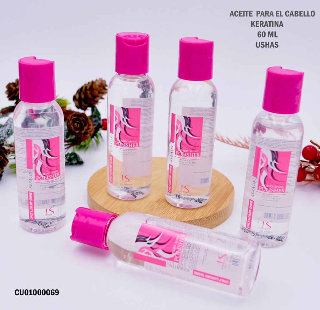 ACEITE RESTAURADOR PUNTAS KERATINA LS0026-5 60ML