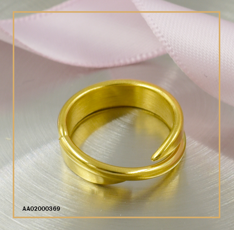 ANILLO 2 PUNTAS SEPARADAS POR UNA LÍNEA