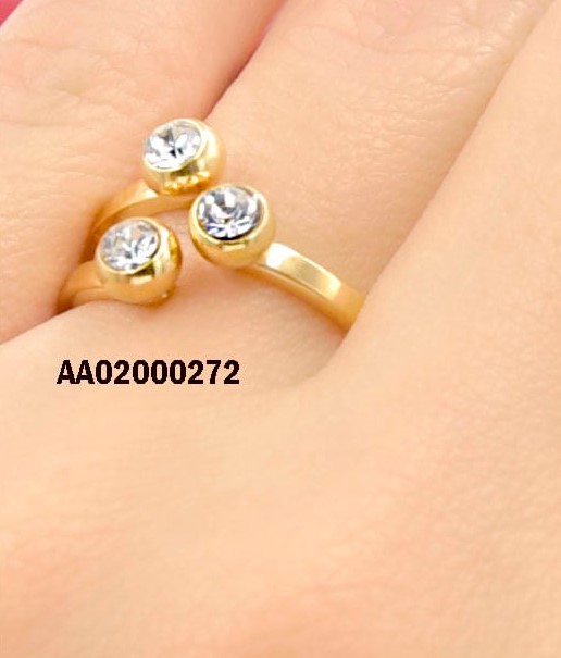 ANILLO 3 ZIRCONIAS ENCONTRANDOSE