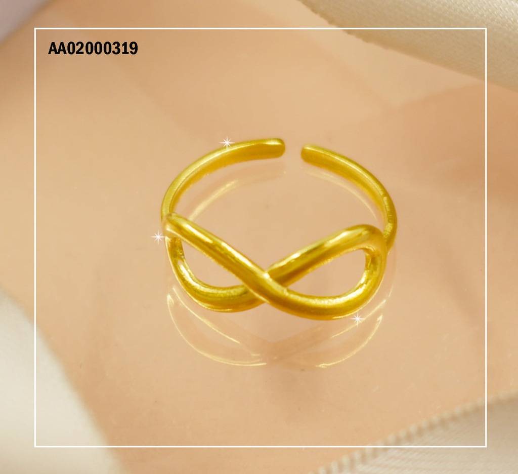 ANILLO ABIERTO INFINITO HORIZONTAL
