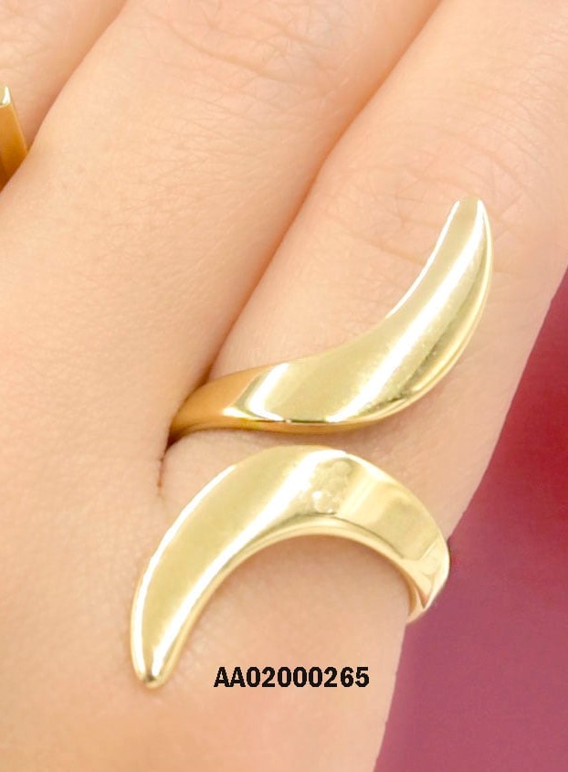 ANILLO CURVAS ALARGADAS EN SENTIDO CONTRARIO