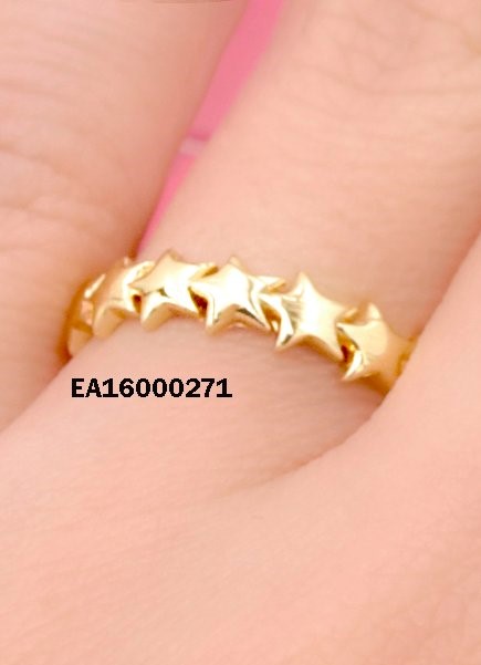 ANILLO DE ESTRELLAS DORADAS