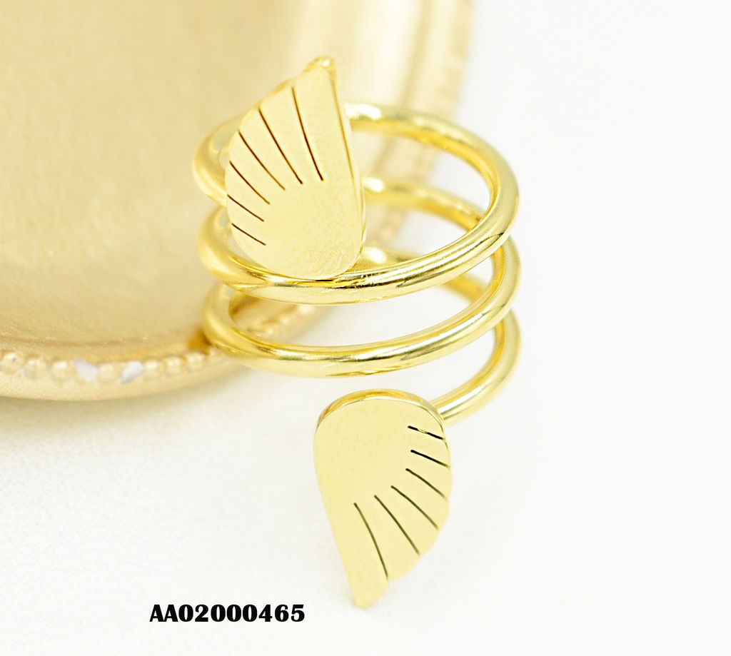 ANILLO DOBLE CON ALAS INFERIOR/SUPERIOR