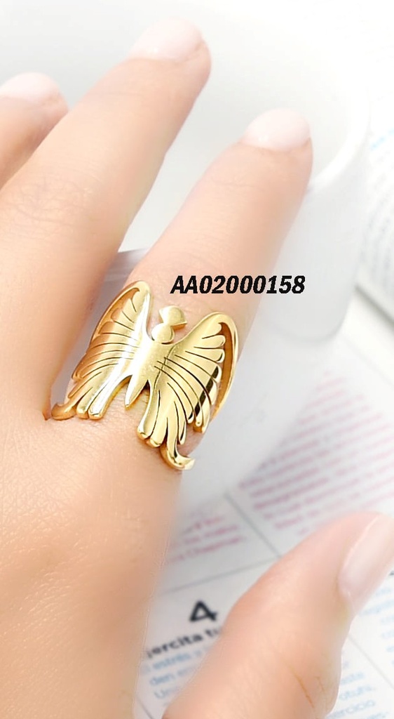ANILLO DORADO DE MARIPOSA