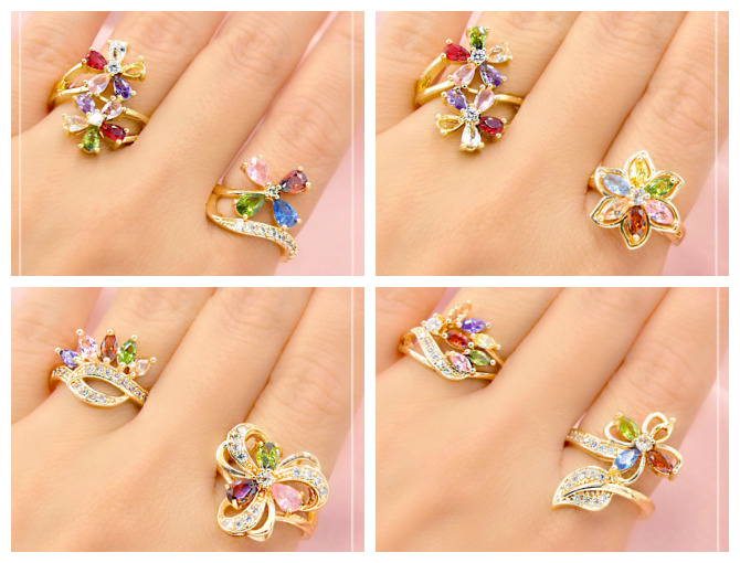 ANILLO DORADO ESTILOS VARIOS