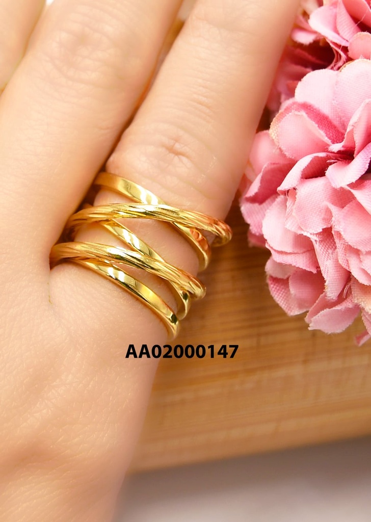 ANILLO DORADO LINEAS TRASLAZADAS