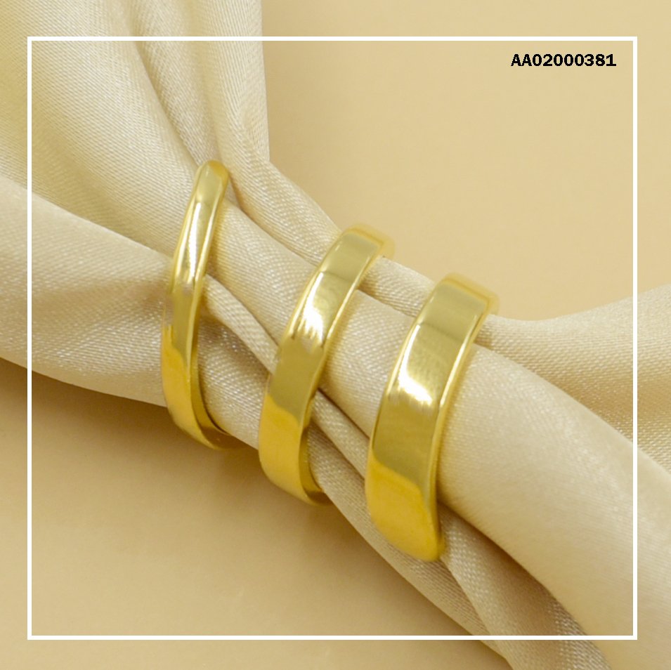 ANILLO EN FORMA DE ESPIRAL 3 LÍNEAS