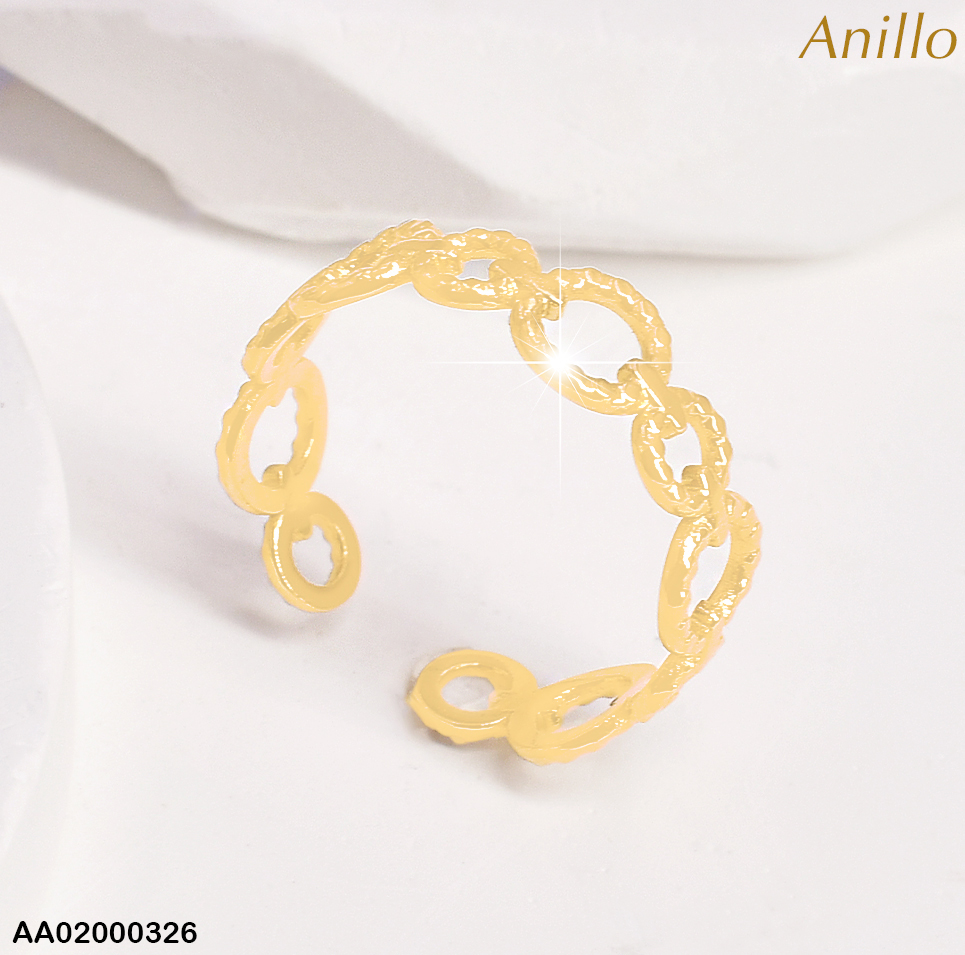 ANILLO ESLABONES DE CADENA DIFERENTES TAMAÑOS