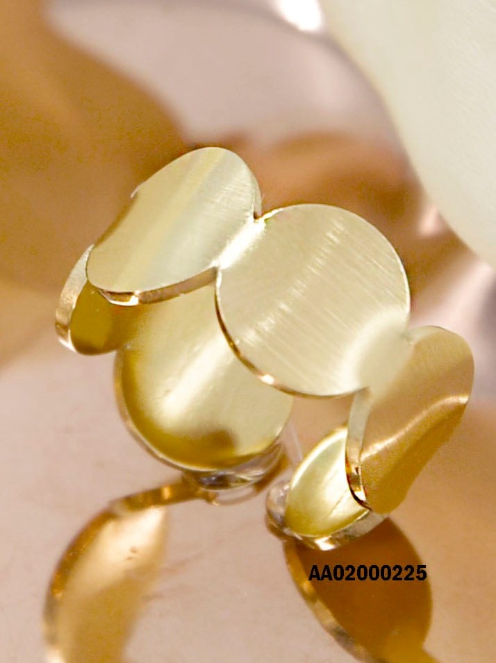 ANILLO GRUESO DE CRUZ  DE ZIRCONIAS