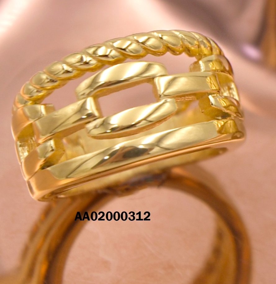 ANILLO LÍNEA LISA/ESLABÓN ANCHO/LÍNEA TORNEADA