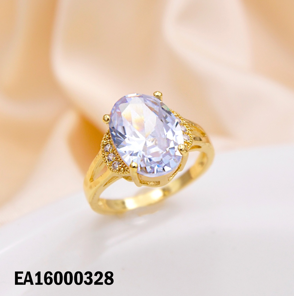 ANILLO PIEDRA ZIRCONIA OVALADA