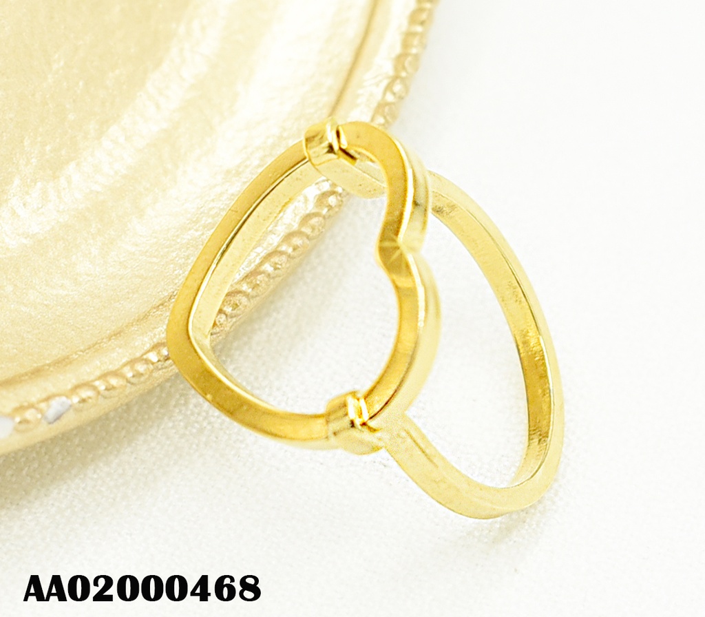 ANILLO SUJETO DE CROQUI CORAZÓN
