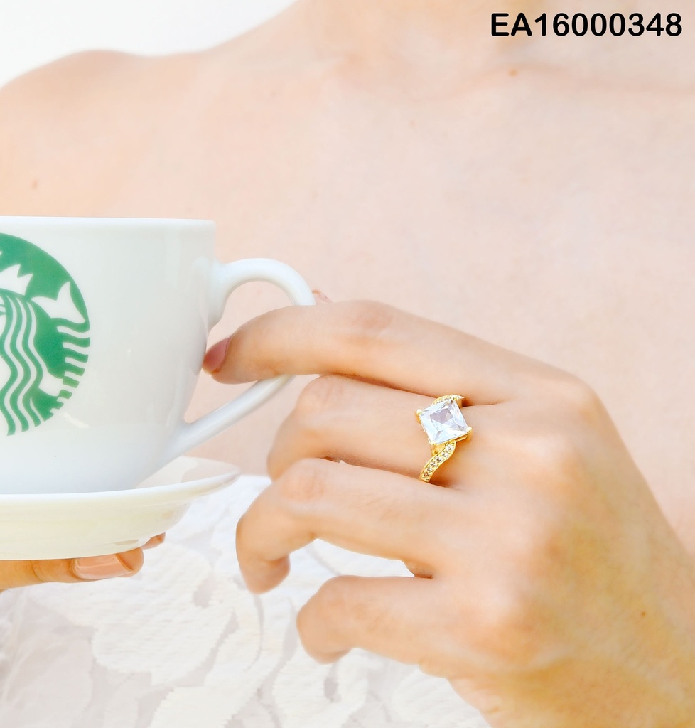ANILLO ZIRCONIA ROMBO COL.SURTIDOS