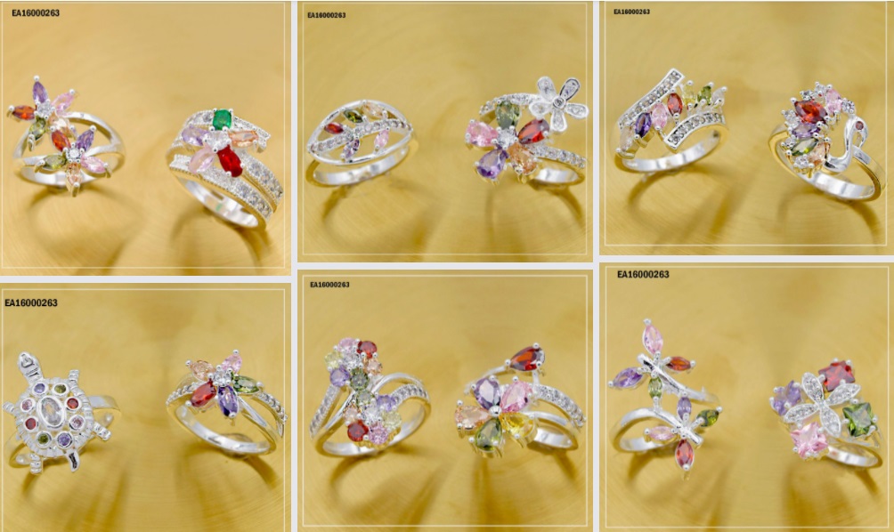 ANILLOS PLATEADOS ESTILOS VARIOS
