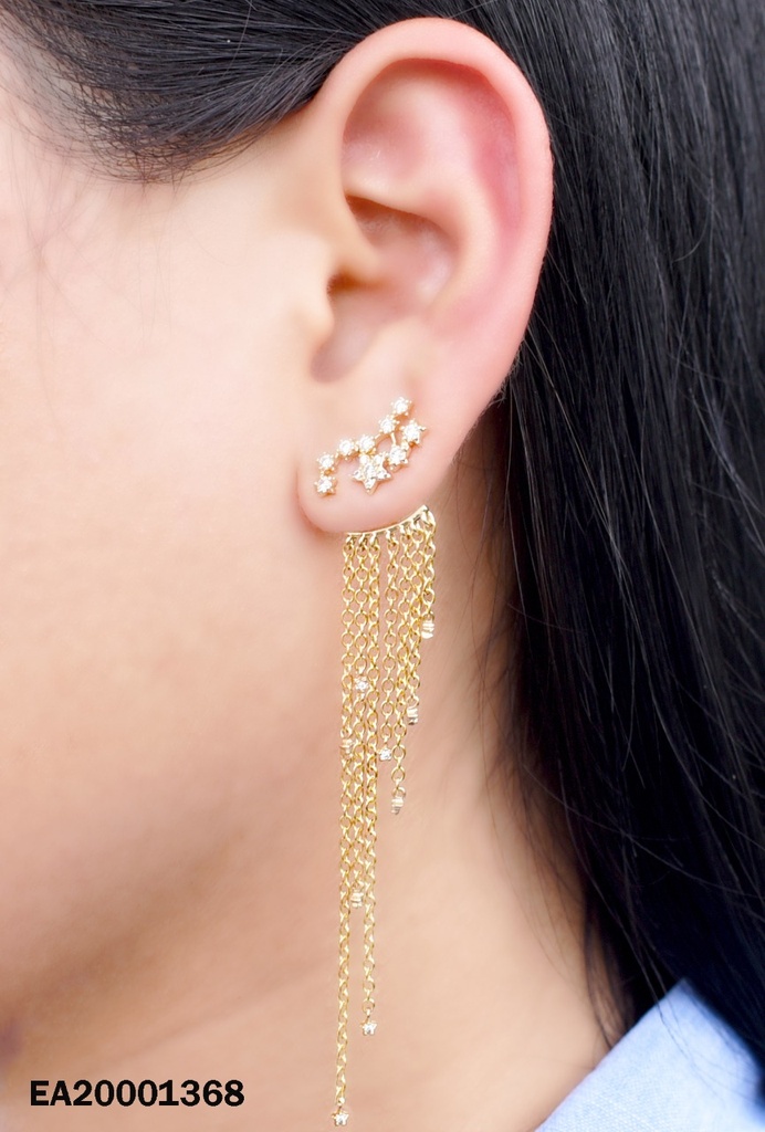 ARETE CAMALEÓN ESTRELLITAS C/6 CADENITAS COLGANTES