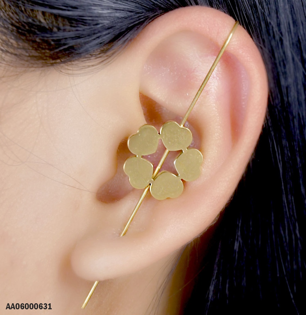 ARETE CAMALEÓN RECTO FLOR PETÁLOS ♥