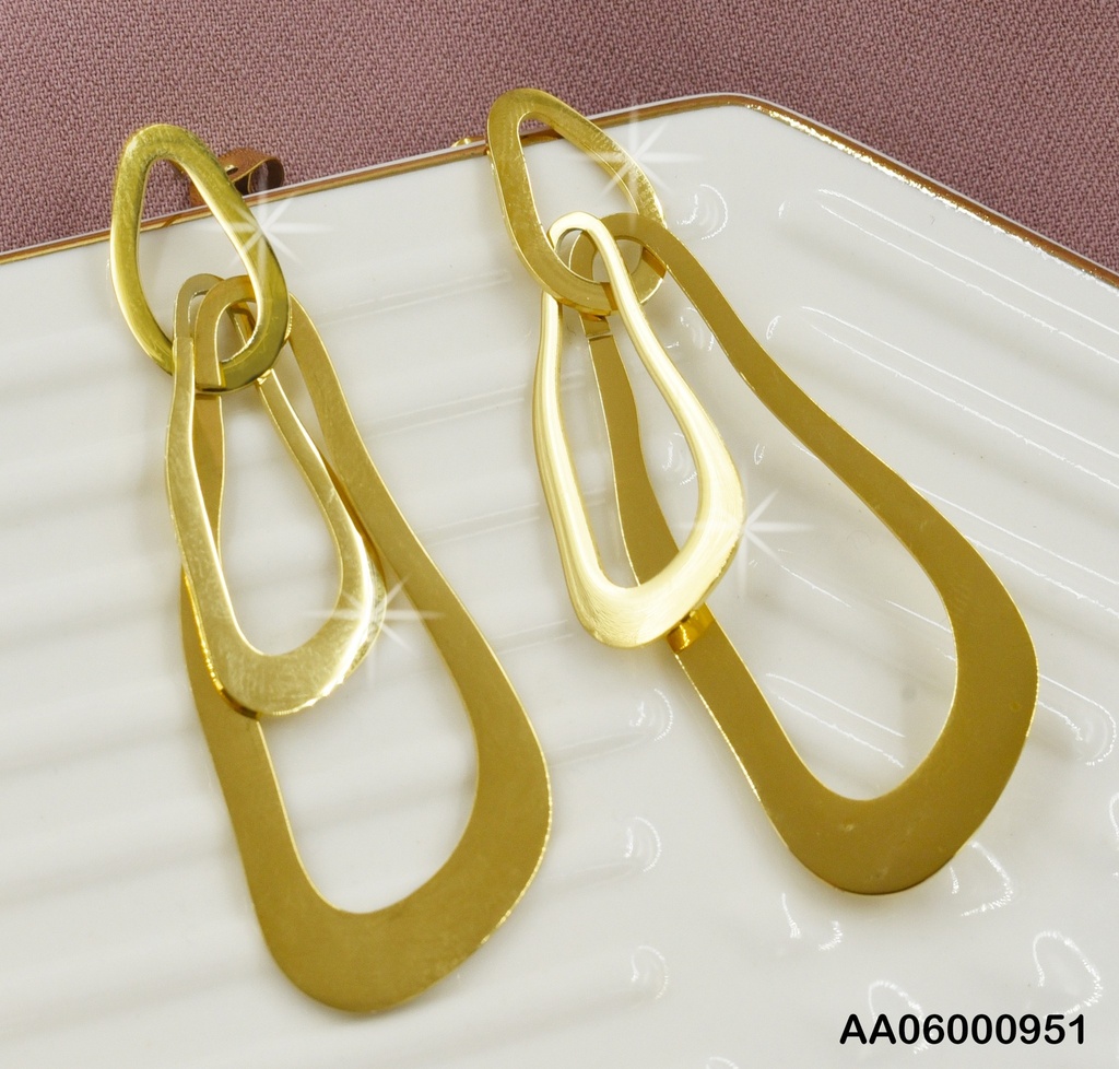 ARETES COLGAR CROQUIS ÓVALOS ALARGADOS