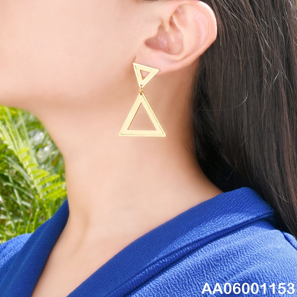 ARETES DOBLE CROQUI TRIÁNGULOS LISOS/CORRUGADO