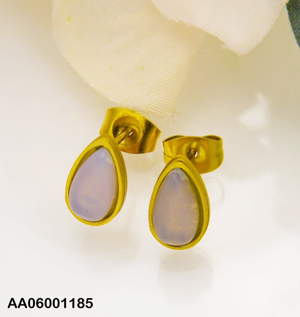 ARETES GOTA PEQUEÑA TORNASOL