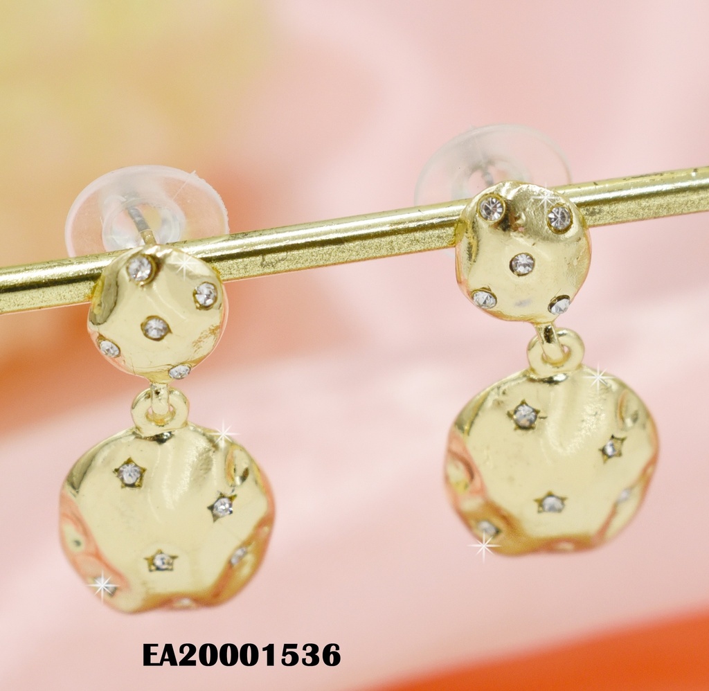 ARETES GOTAS GR. DOR. ZIRC. INCRUSTADAS (P.E.NOV2025)