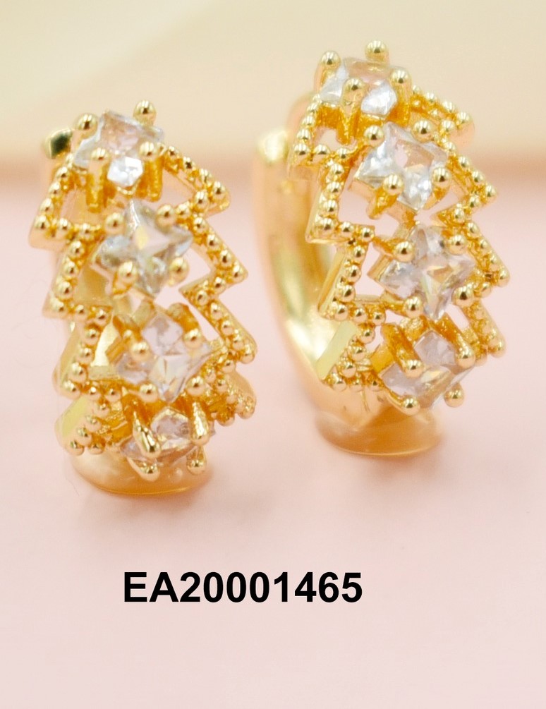 ARETES HUGGIES CROQUI ÁRBOL ZIRCONIA RD