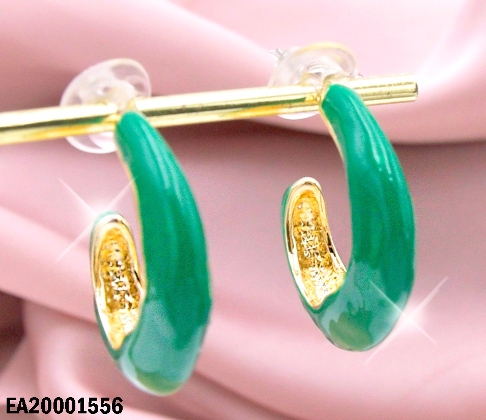 ARETES MEDIA ARGOLLA IRREGULAR ANCHAS VERDES