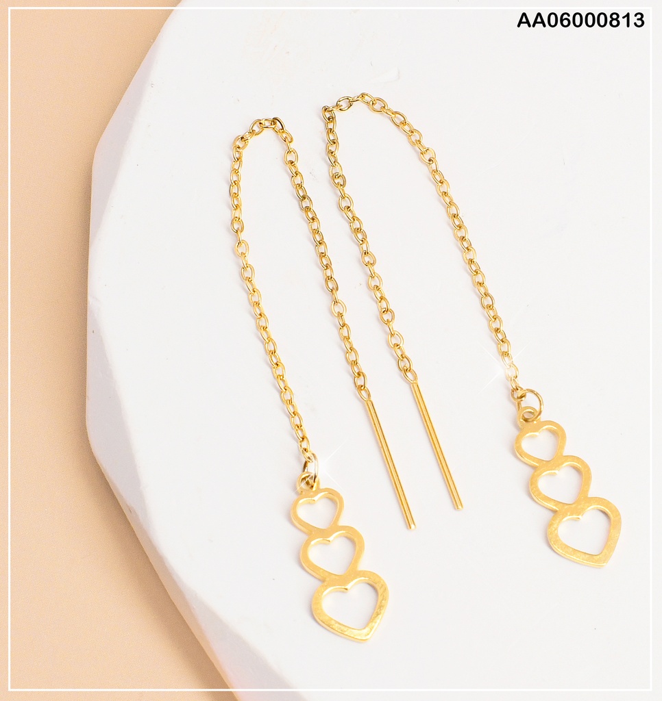 ARETES VIOLADORAS COLGANTE 3 CROQUIS ♥ VERTICAL